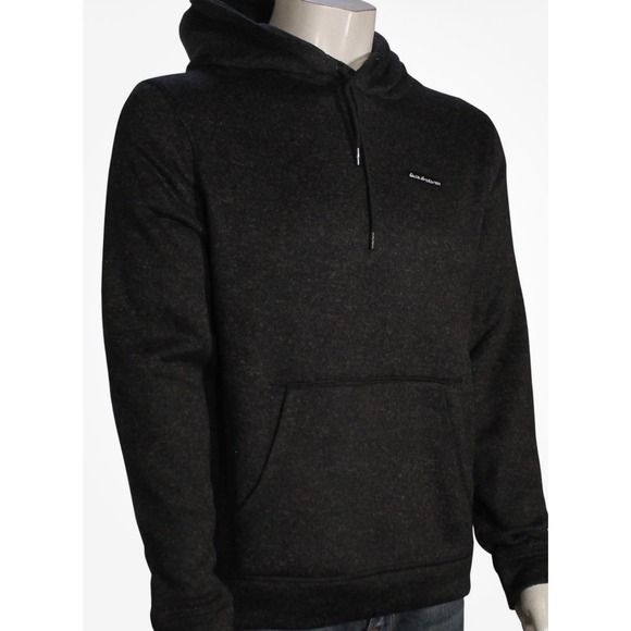 Quiksilver Other - Quiksilver Keller Pullover Hoody Classic Black Heather Size L New Surfer Beach